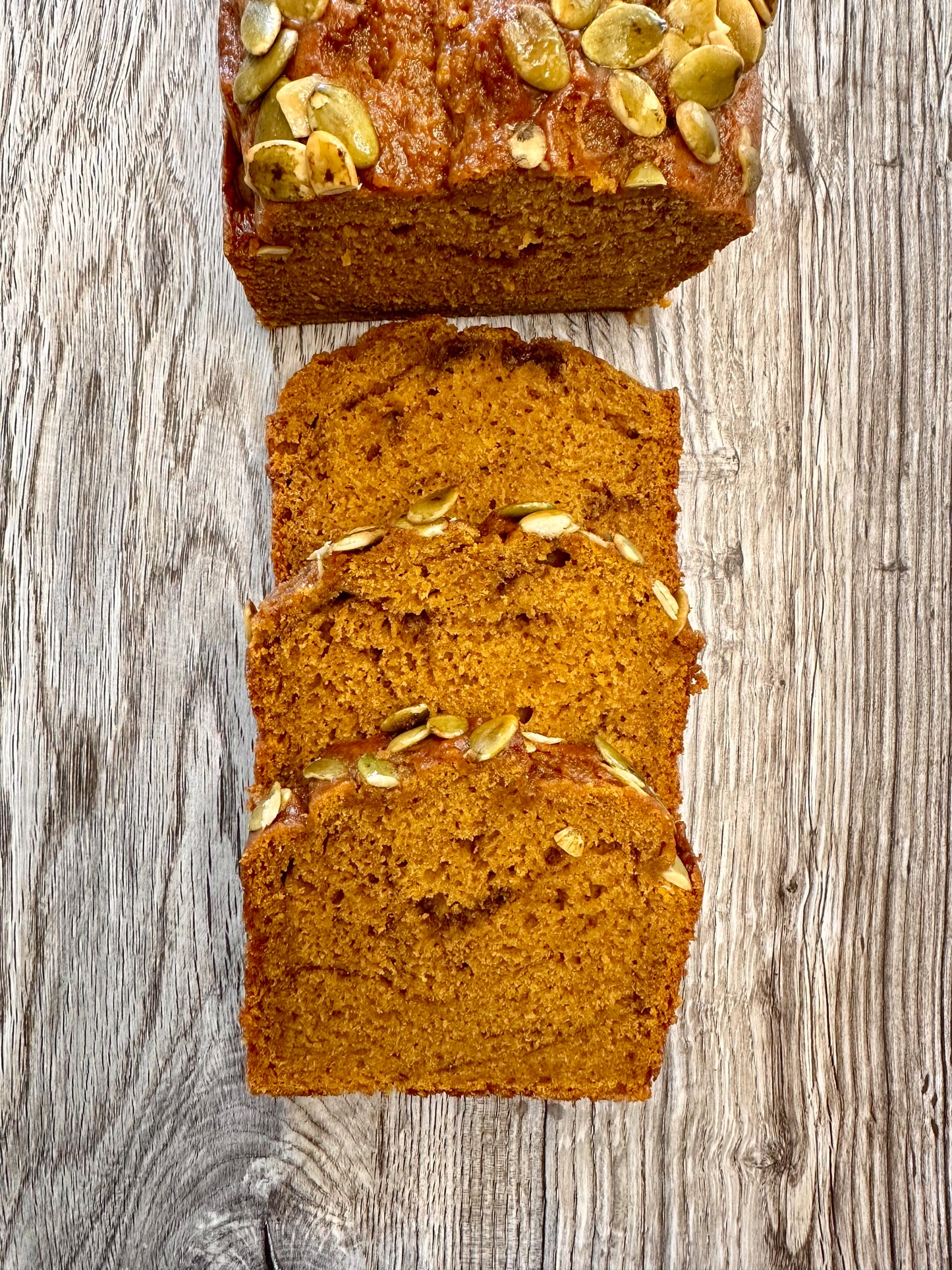 Pumpkin and maple syrup tea cake