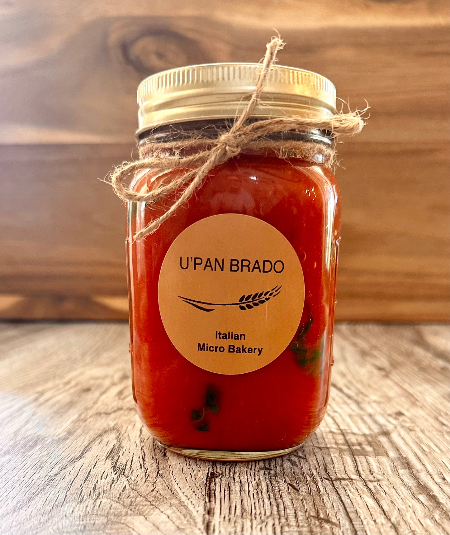 U'PAN BRADO "Fresh Made Tomatoes And Basil Sauce"