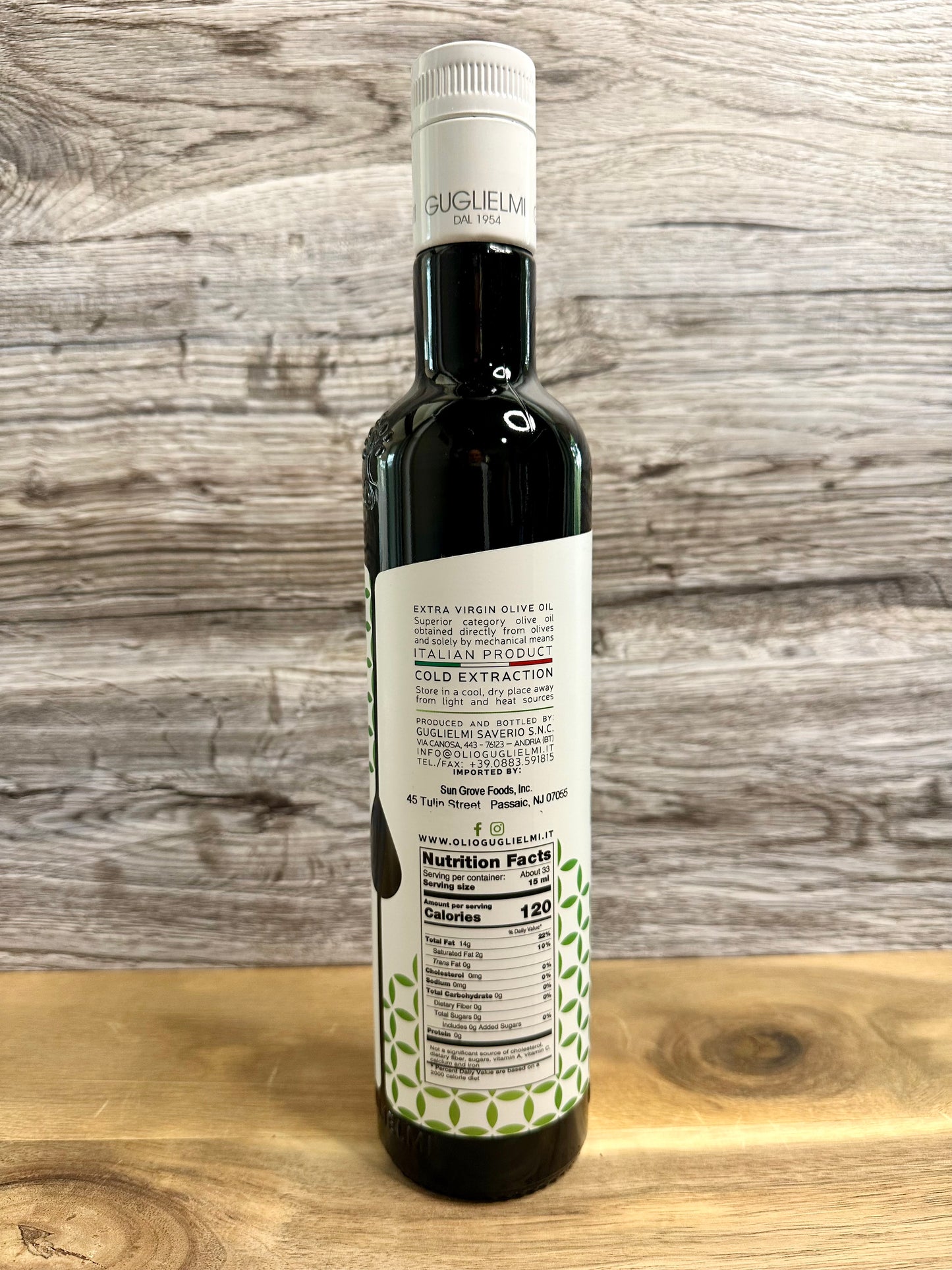 Guglielmi Bio “ Organic Extra Virgin Olive Oil”