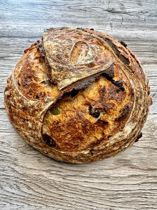 Pane Rustico Alle Olive e Rosmarino  " Olive And Rosemary Loaf"