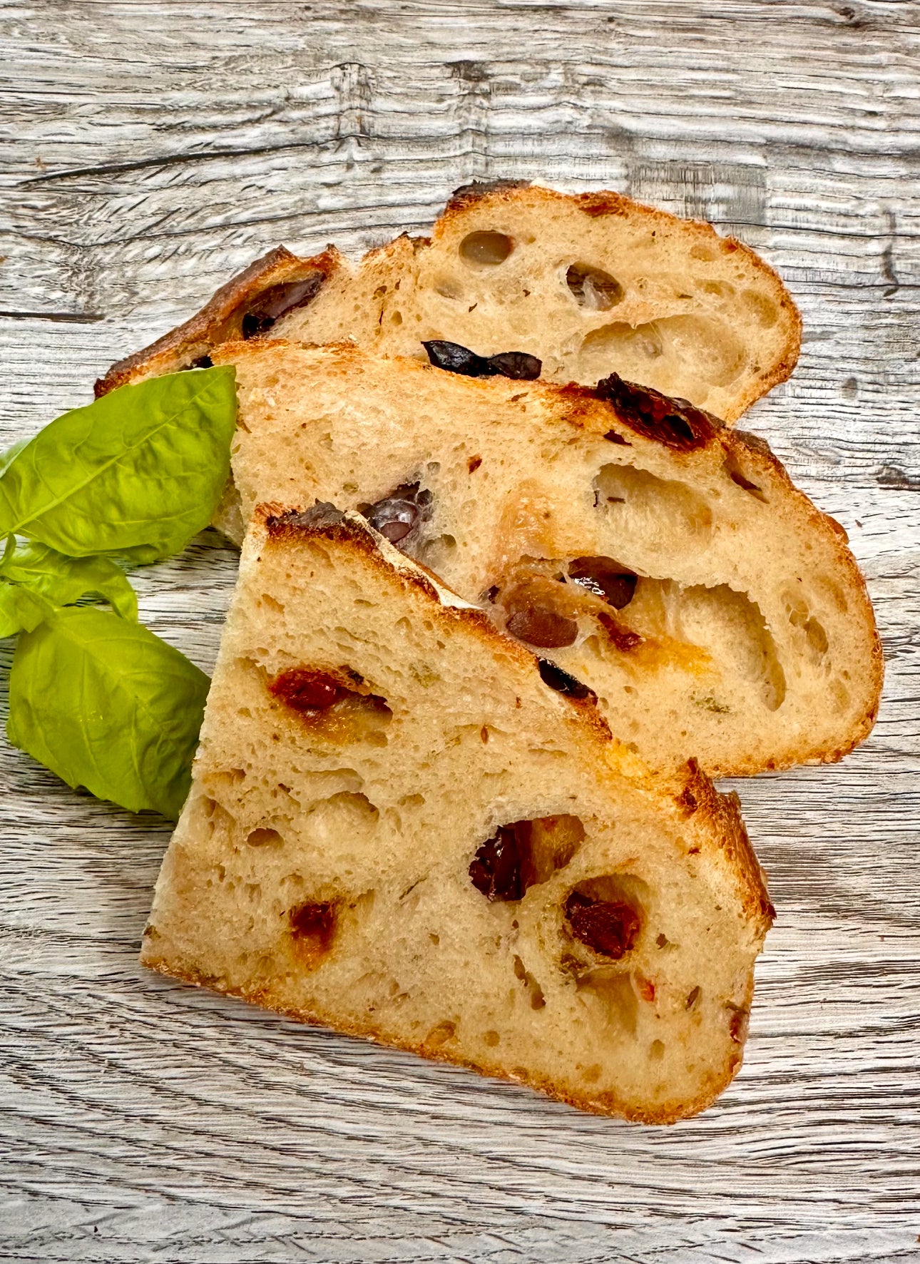 Sun Dried Tomatoes and Basil Loaf.