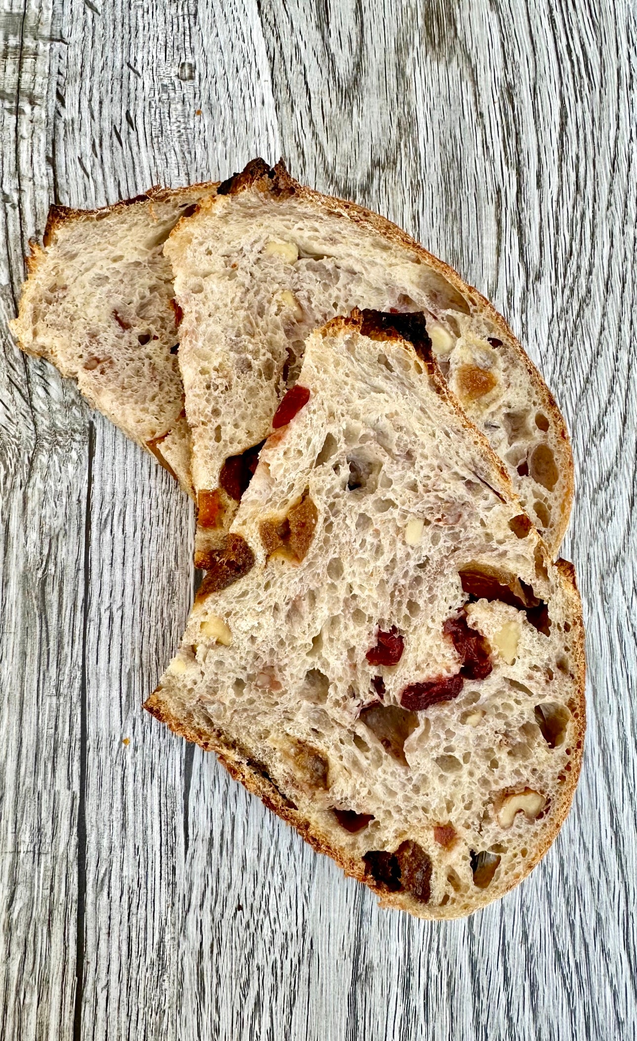 Pane Alle Albicocche e Mirtillo Rosso   "Apricot - Cranberry Loaf"